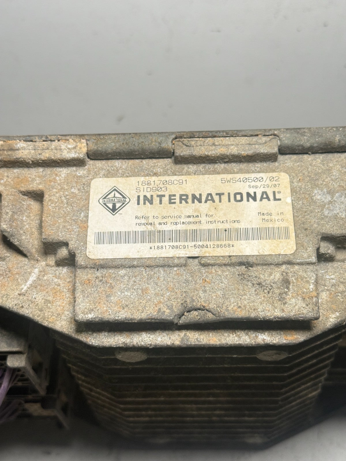 2007 International Navistar Maxxforce 7 Diesel Engine ECM ECU ICM 1881708C91