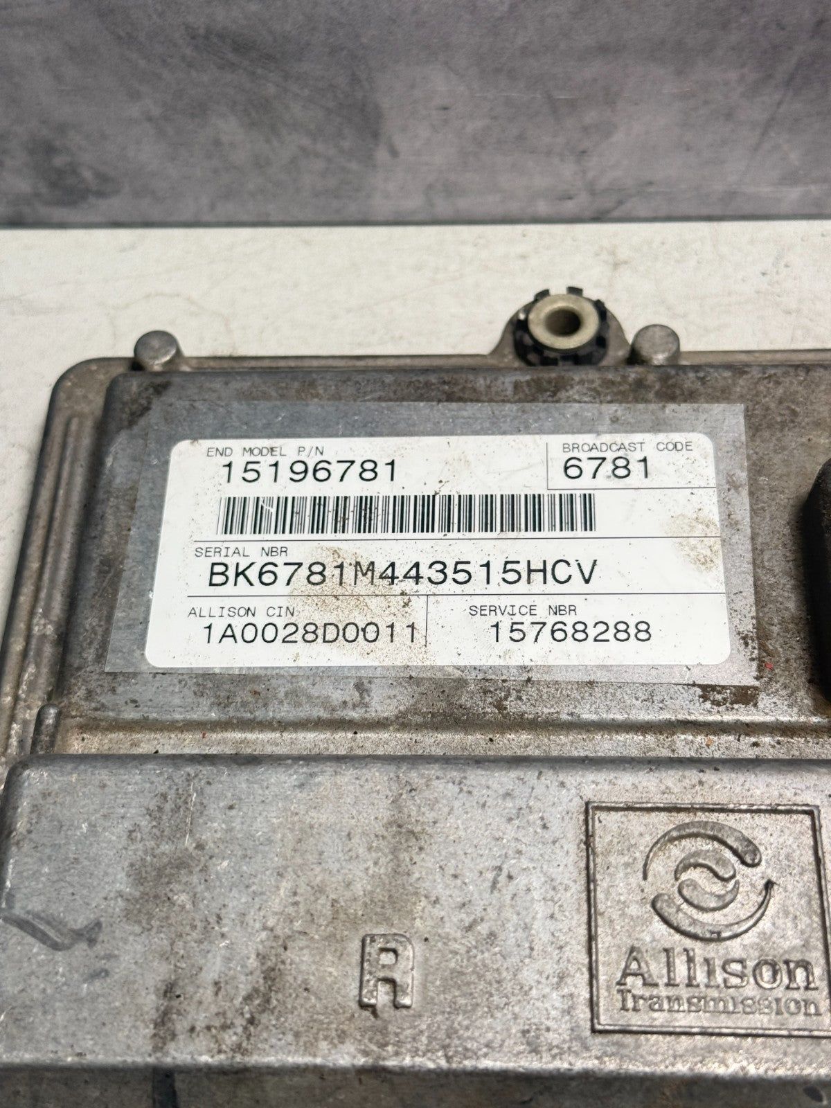 2001-2005 Silverado Transmission Control Module TCM Allison Duramax 6.6 29537441
