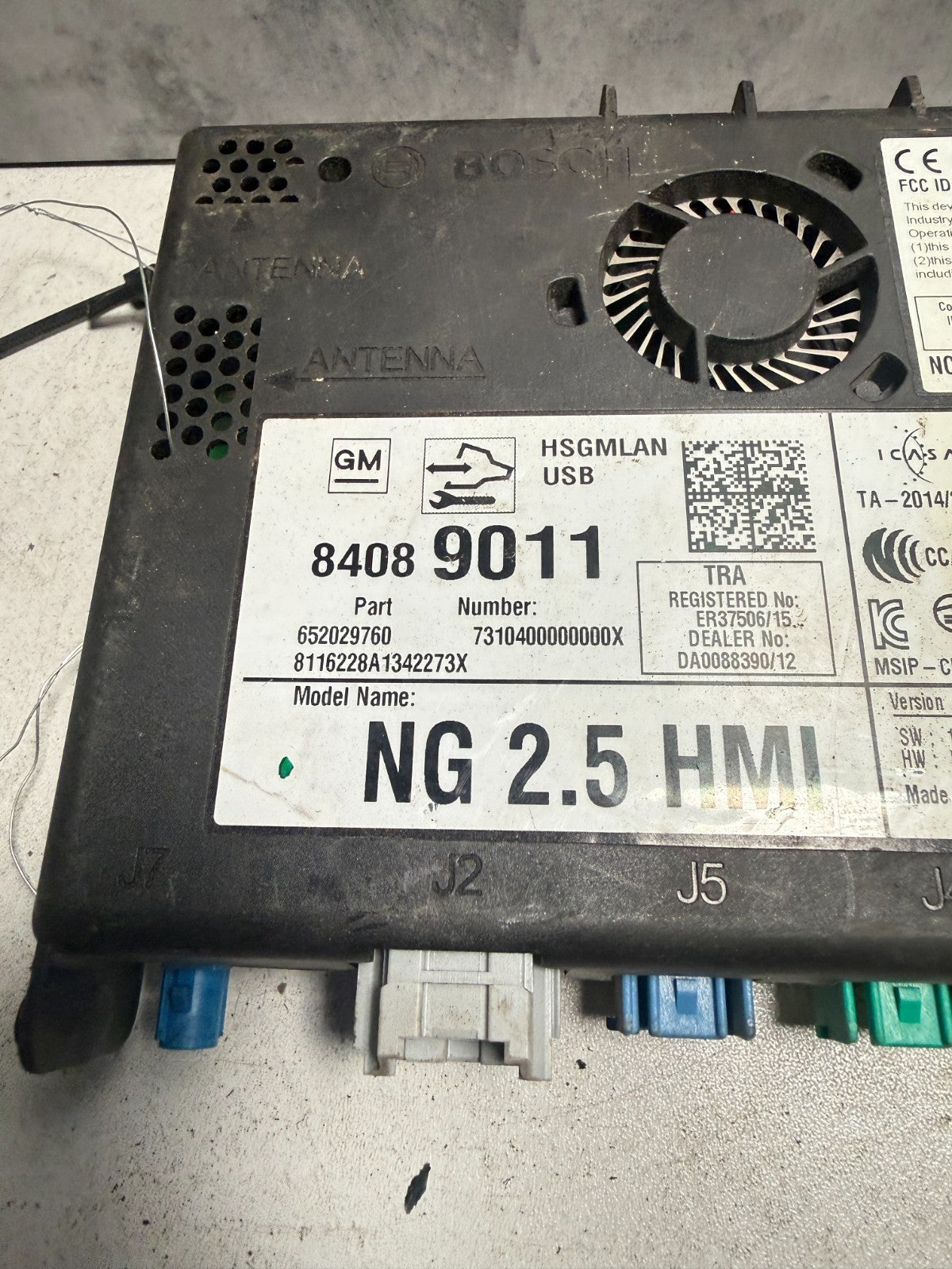 16-17 CHEVY GMC BUICK CADILLAC NG 2.5 HMI 84089011 IO6