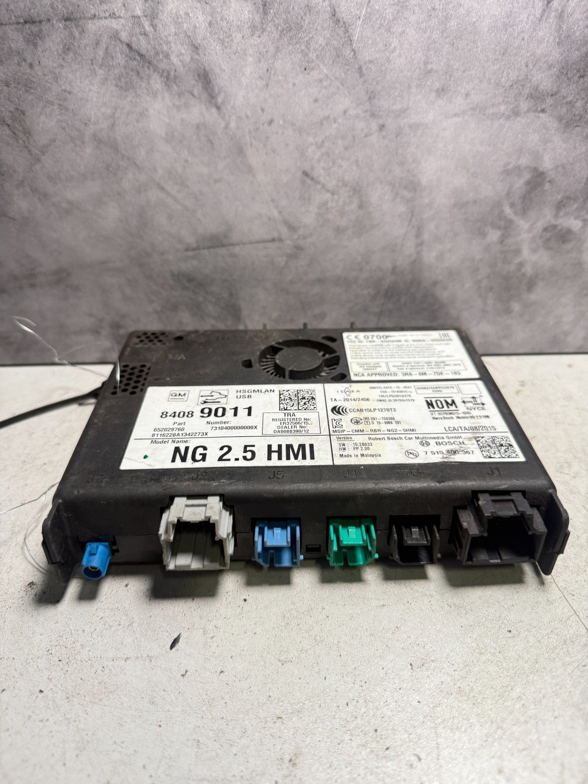 16-17 CHEVY GMC BUICK CADILLAC NG 2.5 HMI 84089011 IO6
