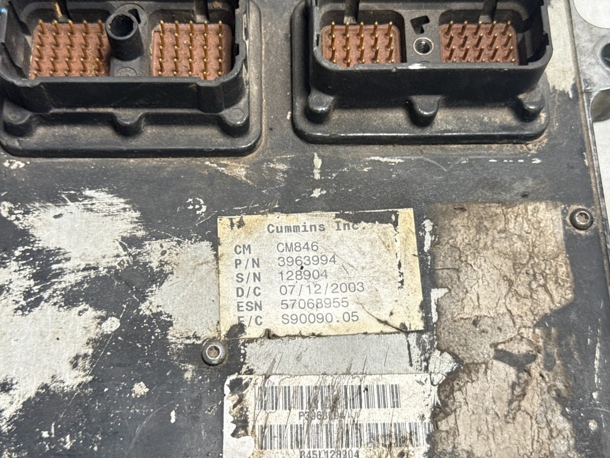 2003 DODGE RAM 2500 3500 5.9L CUMMINS DIESEL ECU ECM 3963994 CM846