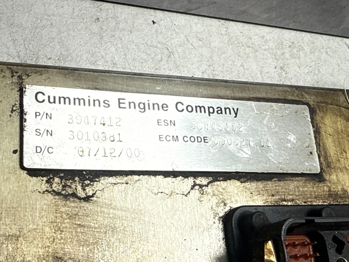2001 Dodge 2500 3500 5.9 Turbo Diesel Cummins ECM 3947412