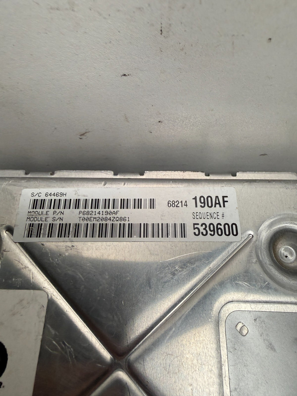2014 Dodge Charger 300 3.6L ECU ECM PCM Engine Control Module 68214190AF
