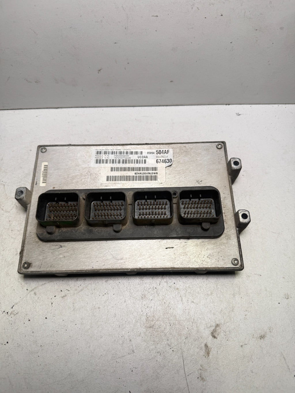 2008 DODGE RAM ENGINE HEMMI 5.7L ENGINE COMPUTER ECU ECM PCM 05094504AF