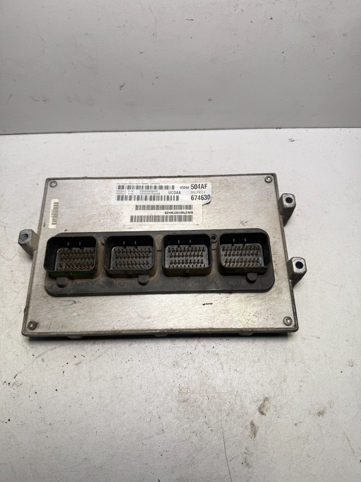 2008 DODGE RAM ENGINE HEMMI 5.7L ENGINE COMPUTER ECU ECM PCM 05094504AF